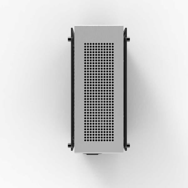 GHE B-Ware Zalman M2 PC-Gehäuse, Mini-ITX  - Silber