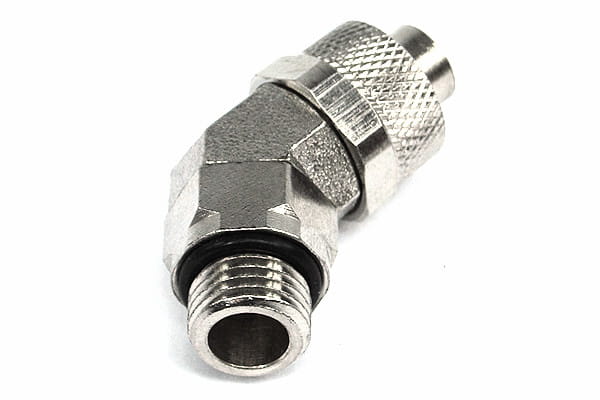 ANS 13/10mm (10x1,5mm) Anschraubtülle 45° drehbar G1/4