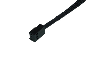 LK Phobya Y-Kabel 3Pin Molex auf 3x 3Pin Molex - Schwarz 60cm