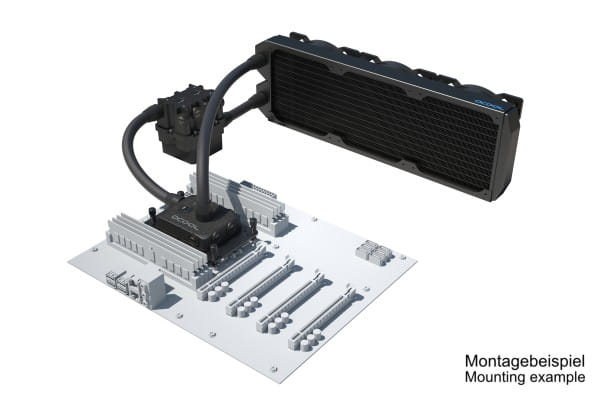 SVK Alphacool ES Pro 3U - 3 x 120 ST / XPX Pro 1U / Reservoir 2U - DDC310