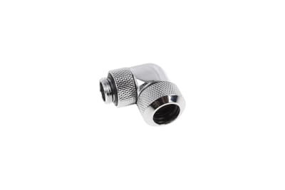 ANS Alphacool Eiszapfen 13mm HardTube Anschraubtülle 90° drehbar G1/4 - Chrome ANS Alphacool Eiszapfen 13mm HardTube Anschraubtülle 90° drehbar G1/4 - Chrome