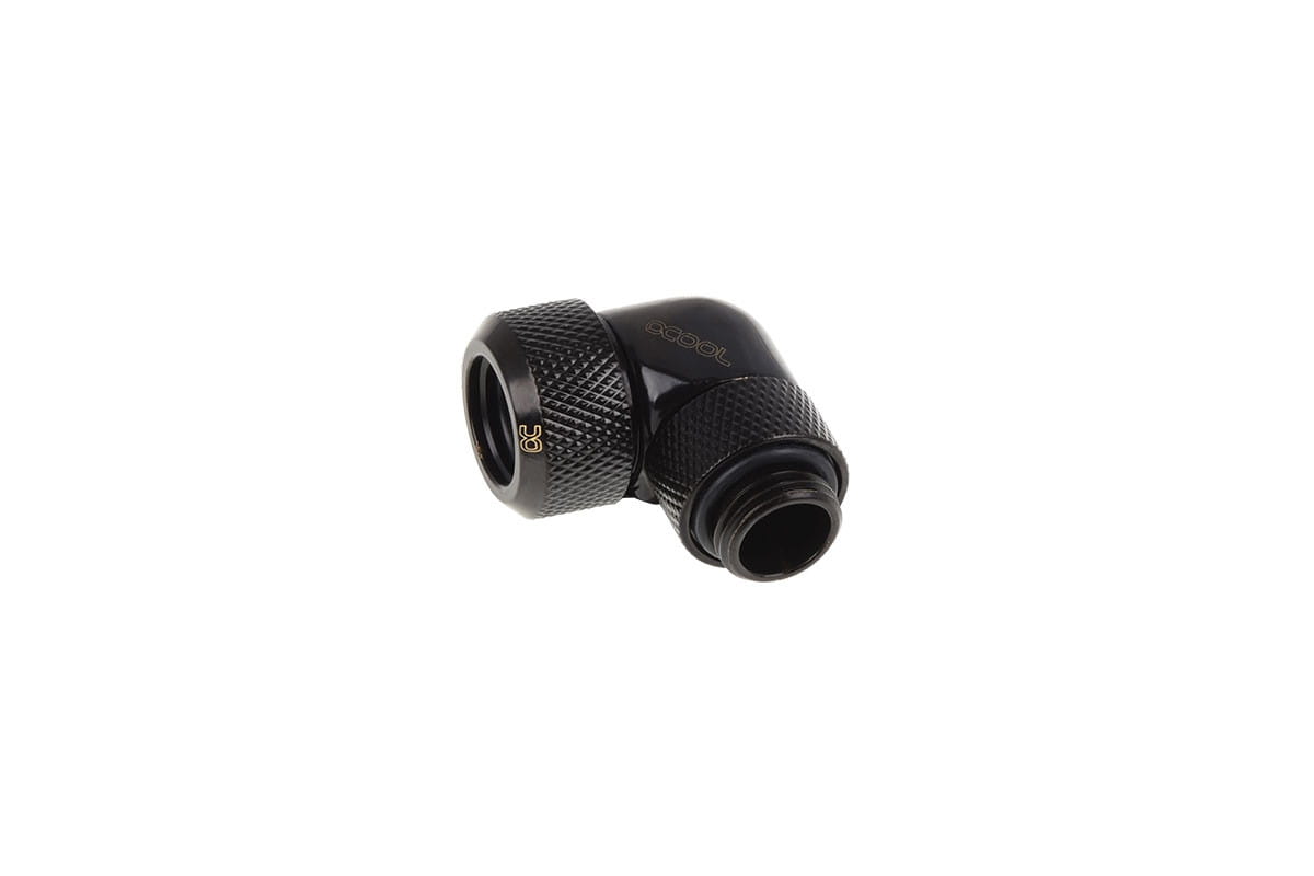 Alphacool Eiszapfen 13mm HardTube Anschraubtülle 90° drehbar G1/4 -...