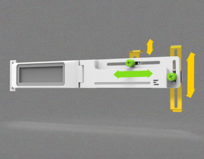 Zalman ZM-VS3 DS CPU Halterung mit Display - Weiss