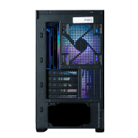 GHE Zalman P30 Air micro-ATX Gehäuse Tempered Glass side mesh front - Schwarz