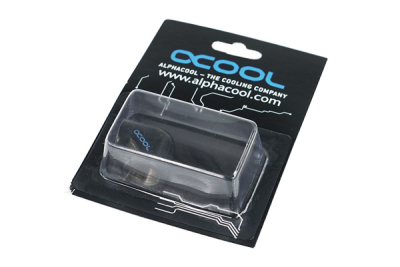 ANF Alphacool HF L-Verbinder G1/4 IG auf G1/4 IG - Deep Black PHT EOL