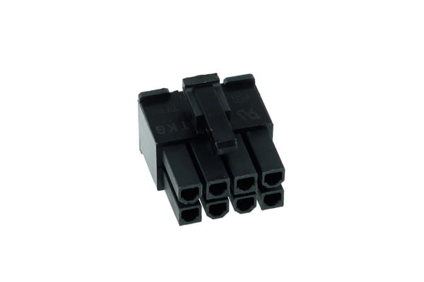ZK Phobya ATX Power Connector 8Pin Stecker inkl. 8 Pins - Black