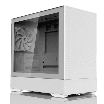 GHE Zalman P30 Air micro-ATX Gehäuse Tempered Glass side mesh front - Weiß