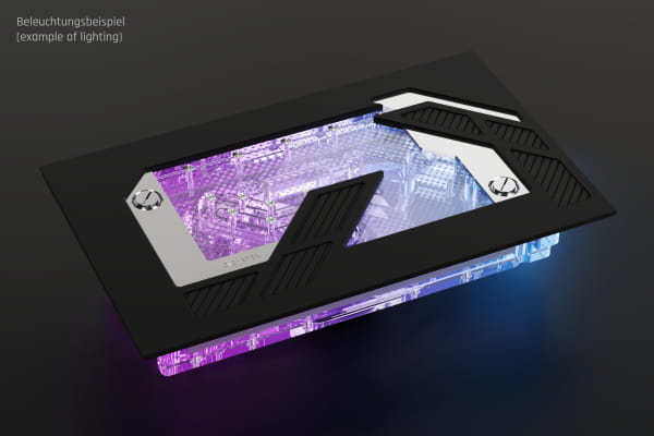 AGB Alphacool Apex Distroplate Dark Base Pro 901 Black VPP/D5