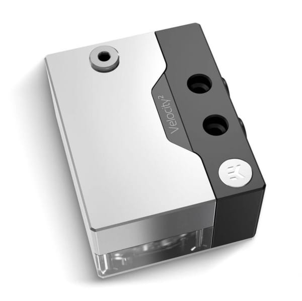 WAC EK Water Blocks EK-Quantum Velocity² DDC 4.2 PWM D-RGB - AM5 Nickel + Plexi