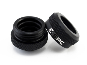 ANS XSPC 14MM HardTube FITTING - SCHWARZ MATT (8er Pack)