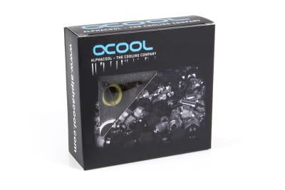 ANS Alphacool Eiszapfen 14mm HardTube Anschraubtülle G1/4 - Chrome Sixpack