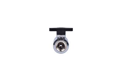 ANZ Alphacool Eiszapfen 2 Wege Kugelhahn G1/4 - Chrome