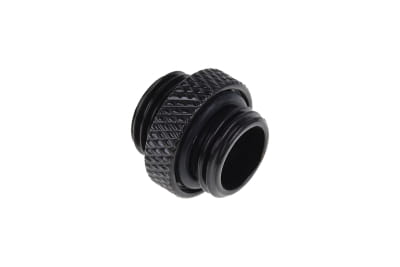 ANF Alphacool Eiszapfen Doppelnippel G1/4 AG auf G1/4 AG - Deep Black