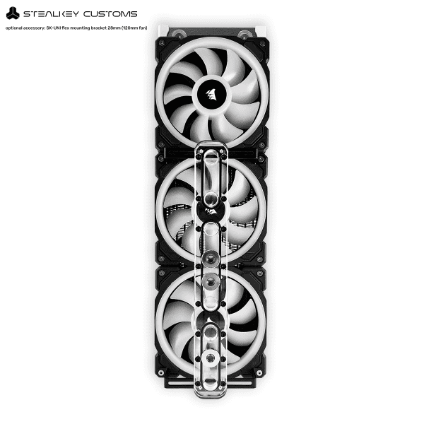 AGB Stealkey Customs CubeTube Distroplate 240 mm - Acryl