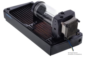 RAB Alphacool 120/140mm Halterung für Alphacool Eisbecher - 2 Stück