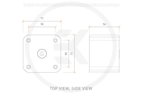 AGZ EK Water Blocks EK-Quantum Convection D5 - Silver