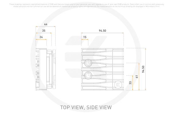 WAC EK Water Blocks EK-Quantum Velocity² Direct Die D-RGB - 1700 Core Edition