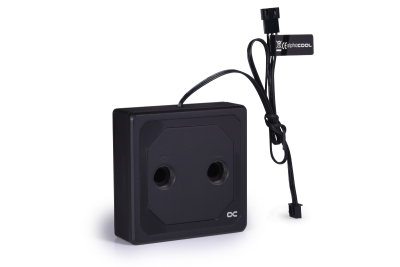 WAC Alphacool Eisblock XPX Aurora Edge - Full Brass Black Digital RGB PHT EOL