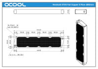 RAD Alphacool NexXxoS XT45 Full Copper X-Flow 480mm Radiator