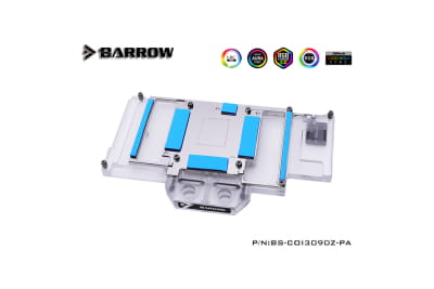 WAK Barrow LRC2.0 full coverage GPU Water Block for Colorful BATTLEAX 3090 Aurora EOL