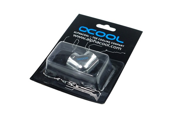 ANF Alphacool HF L-Verbinder G1/4 IG auf G1/4 IG - Chrome PHT EOL