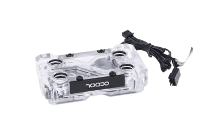 WAGZ Alphacool GPX SLI Connector Dual - Acryl - Addressable RGB - 3 PCI-E Space EOL