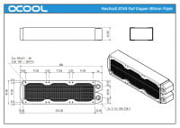 RAD Alphacool NexXxoS XT45 Full Copper 80mm Triple Radiator