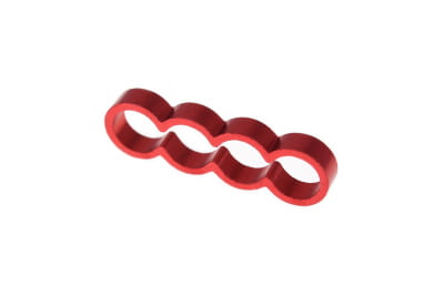 KAB Alphacool Eiskamm Alu X4 Flat - 4mm red - 4 Stück PHT EOL