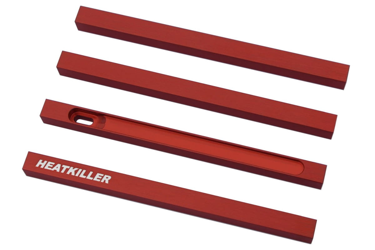 水冷 HEATKILLER® チューブ - スタッド 150mm - レッド | Aquatuning