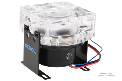 PUZ Alphacool Eisdecke D5 Aufsatz - Acryl G1/4 - (VPP755/VPP655/TPP644/MCP655) V.3