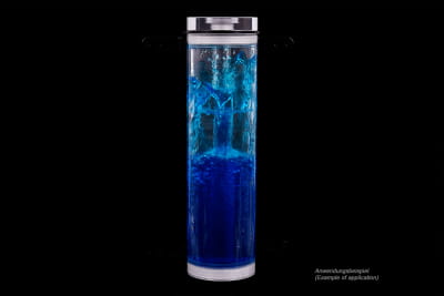 AGB Alphacool Eisbecher 250mm Acryl Ausgleichsbehälter PHT EOL
