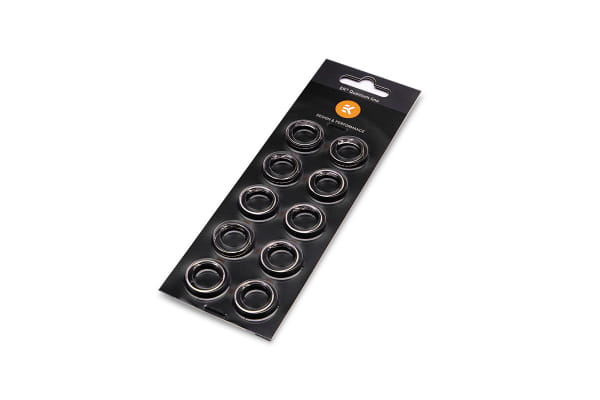 ANZ EK Water Blocks EK-Torque STC-16/12 Farbring - 10er Pack, silber EOL
