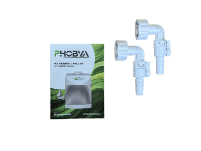 RAK Phobya HE-300 Durchlaufkühler mit Pumpe und Filter – Weiß