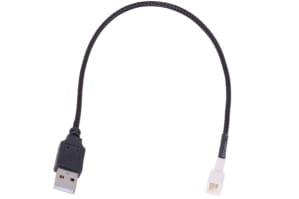 LK Phobya Adapter USB (5V) Extern auf 3Pin Lüfter - Schwarz 30cm