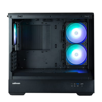 GHE Zalman P30 V2 micro-ATX Gehäuse Tempered Glass Panoramic View - Schwarz