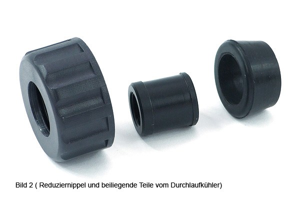 RAKZ Anschlussadapter für Ultra-Durchlaufkühler 2000 & 4000 auf G1/4 - POM
