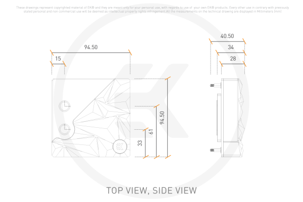 WAC EK Water Blocks EK-Quantum Velocity² Edge D-RGB - 1700/1851 Silver Special Edition