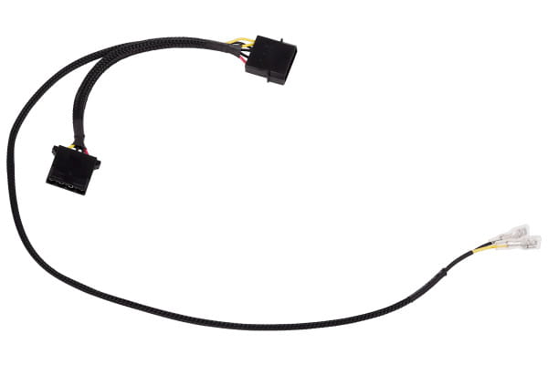 KAB Alphacool 4Pin Molex einfach Adapter für Alphacool Magnetventil - schwarz 50cm EOL