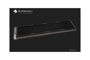 RAD BarrowCH Chameleon Fish series removable 480mm Radiator Acrylic edition - Classic Black EOL