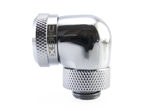 ANS XSPC G1/4 auf 14mm HardTube Anschraubtülle 90° drehbar V2 - chrom