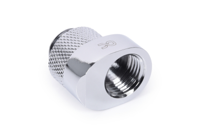 B-Ware Alphacool Eiszapfen 8mm Versatzstück drehbar G1/4 AG auf G1/4 IG - chrome