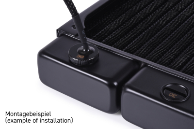 SEN Alphacool Eiszapfen Temperatursensor flach G1/4 - chrom