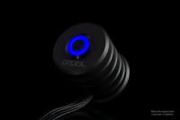 SEN Alphacool Powerbutton mit Taster 19mm blau beleuchtet - Deep Black