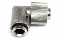 ANS 13/10mm (10x1,5mm) Anschraubtülle 90° drehbar G1/4 - kompakt - silver nickel