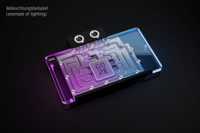 WAK Alphacool Core Geforce RTX 5080 Aorus Master + Windforce mit Backplate