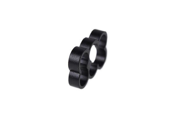 KAB Alphacool Eiskamm Alu X6 - 4mm black - 4 Stück PHT EOL