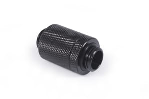 ANF Alphacool ES D-Plug 25,5mm G1/4 AG auf G1/4 AG - Deep Black