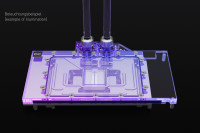 WAK B-Ware Alphacool Eisblock Aurora Acryl RTX 4080 AMP - Trinity mit Backplate