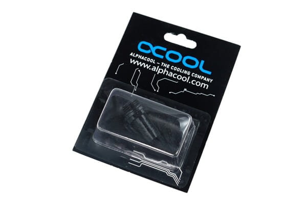 ANT Alphacool HF 10mm (3/8") Schlauchanschluss G1/4 mit O-Ring "FatBoy" - Deep Black