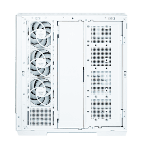 GHE Zalman P50 DS ATX Gehäuse Tempered Glass Panoramic View - Weiß